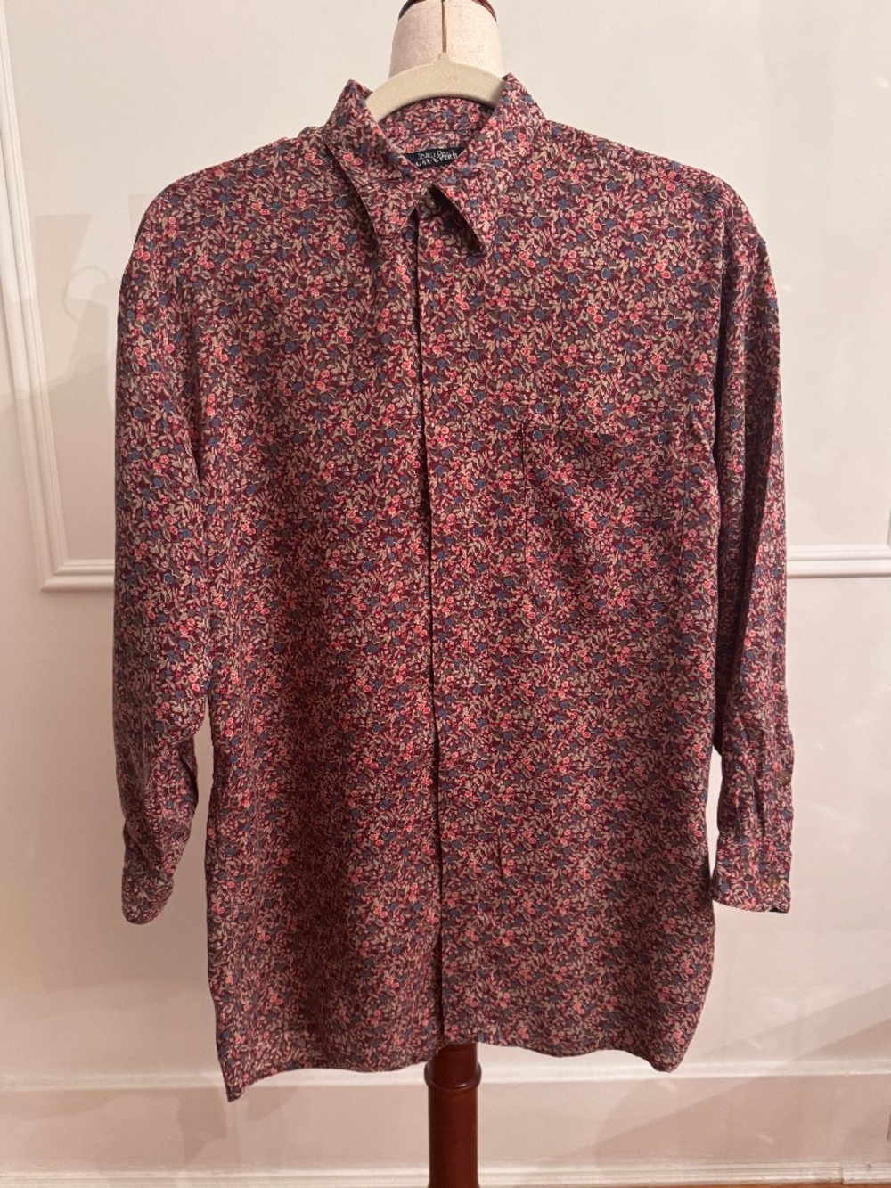 Jean Paul Gaultier Womens Vintage Rayon Floral Shirt Onward Kashiyama Japan Sz M